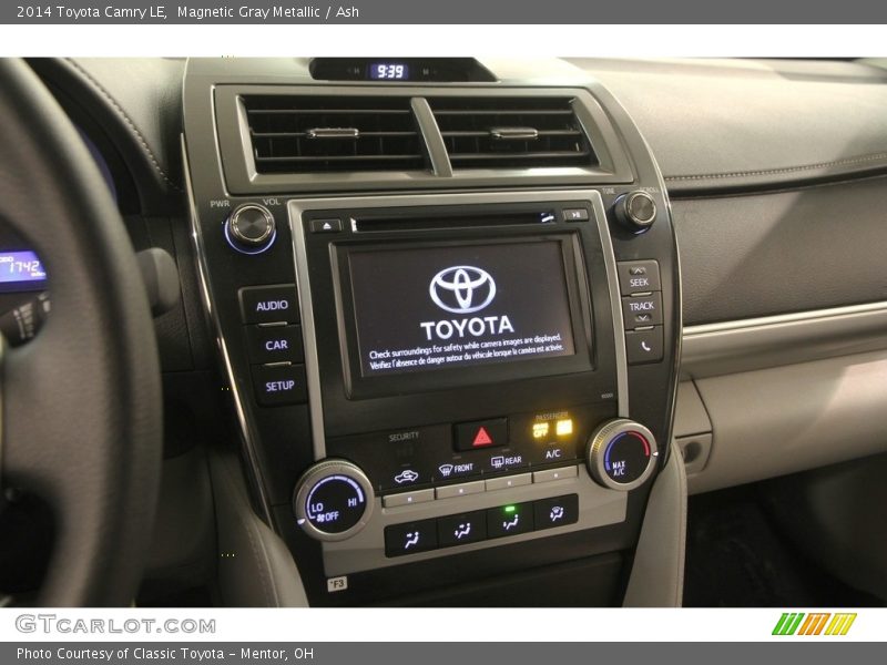 Magnetic Gray Metallic / Ash 2014 Toyota Camry LE