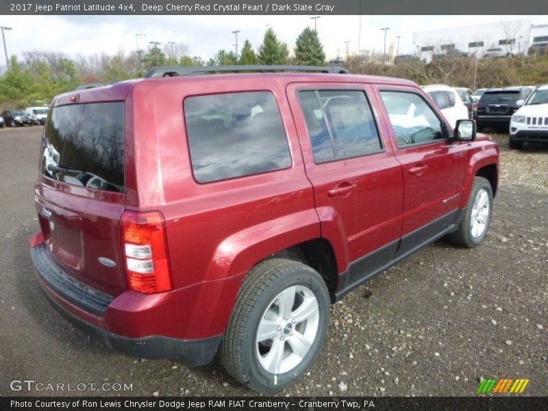 Deep Cherry Red Crystal Pearl / Dark Slate Gray 2017 Jeep Patriot Latitude 4x4
