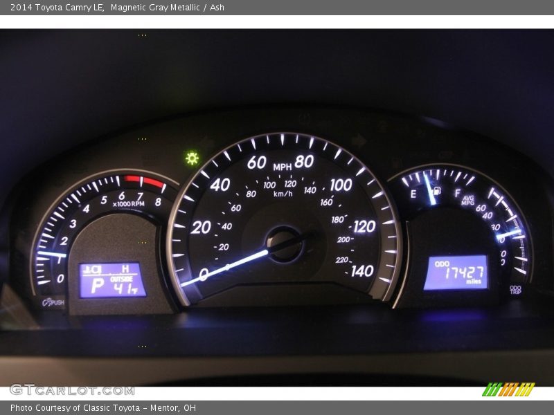 Magnetic Gray Metallic / Ash 2014 Toyota Camry LE