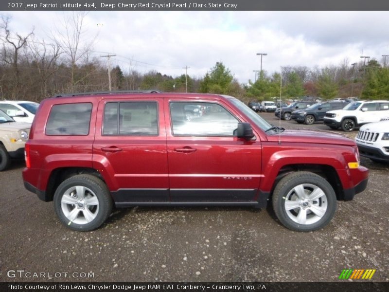 Deep Cherry Red Crystal Pearl / Dark Slate Gray 2017 Jeep Patriot Latitude 4x4