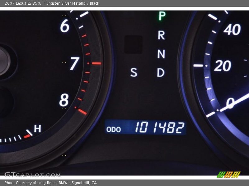 Tungsten Silver Metallic / Black 2007 Lexus ES 350