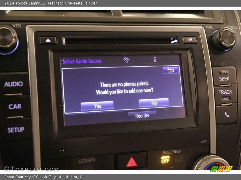 Magnetic Gray Metallic / Ash 2014 Toyota Camry LE