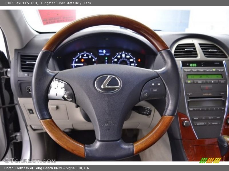 Tungsten Silver Metallic / Black 2007 Lexus ES 350