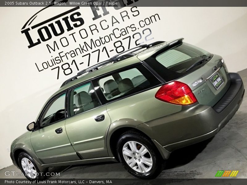 Willow Green Opal / Taupe 2005 Subaru Outback 2.5i Wagon