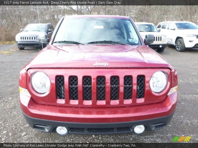 Deep Cherry Red Crystal Pearl / Dark Slate Gray 2017 Jeep Patriot Latitude 4x4