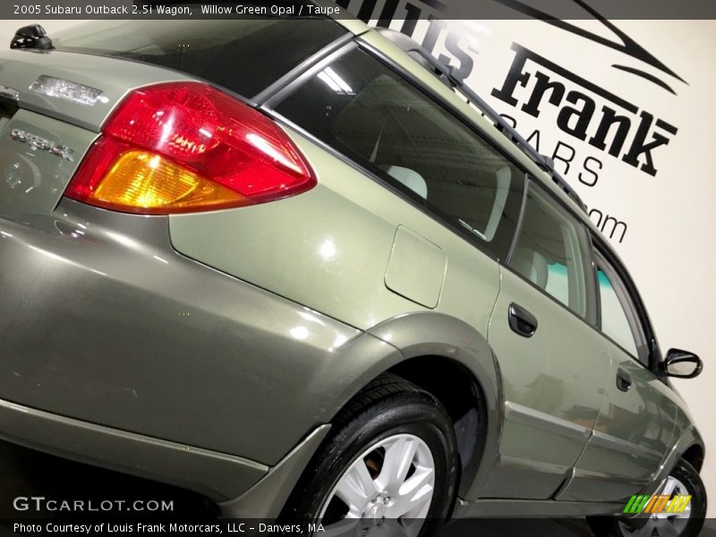 Willow Green Opal / Taupe 2005 Subaru Outback 2.5i Wagon