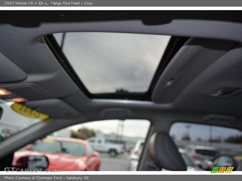 Tango Red Pearl / Gray 2007 Honda CR-V EX-L