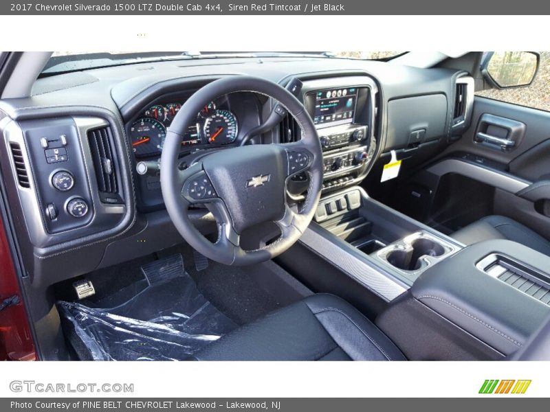  2017 Silverado 1500 LTZ Double Cab 4x4 Jet Black Interior