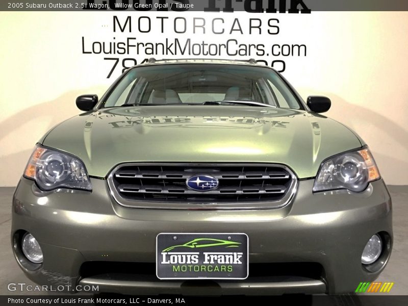 Willow Green Opal / Taupe 2005 Subaru Outback 2.5i Wagon