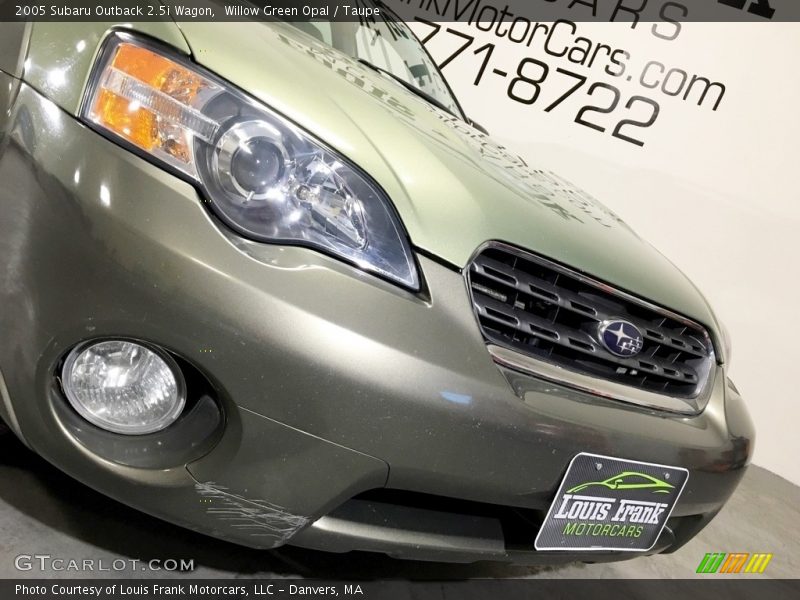 Willow Green Opal / Taupe 2005 Subaru Outback 2.5i Wagon