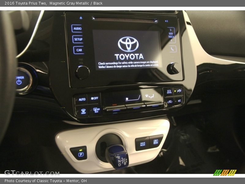 Magnetic Gray Metallic / Black 2016 Toyota Prius Two