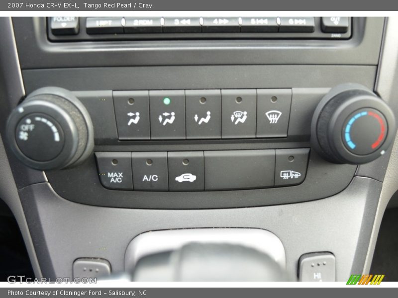 Tango Red Pearl / Gray 2007 Honda CR-V EX-L