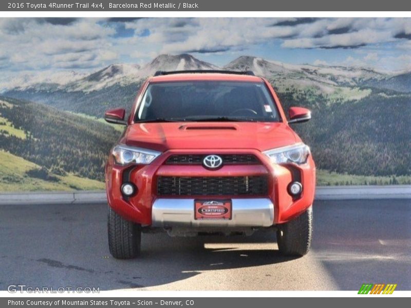 Barcelona Red Metallic / Black 2016 Toyota 4Runner Trail 4x4