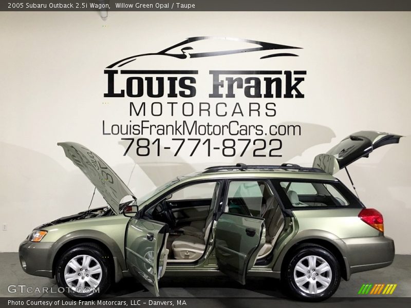 Willow Green Opal / Taupe 2005 Subaru Outback 2.5i Wagon