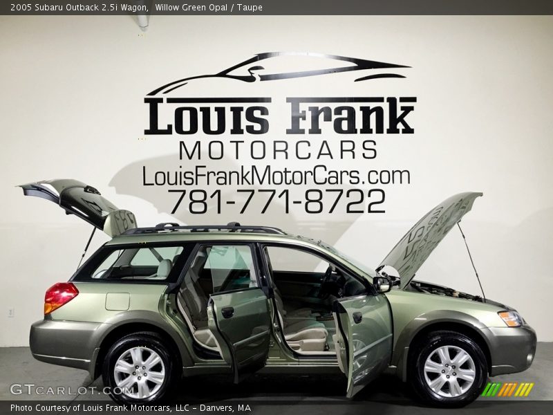 Willow Green Opal / Taupe 2005 Subaru Outback 2.5i Wagon