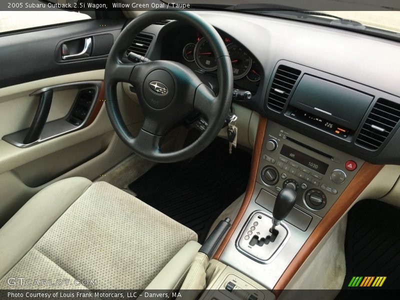 Willow Green Opal / Taupe 2005 Subaru Outback 2.5i Wagon