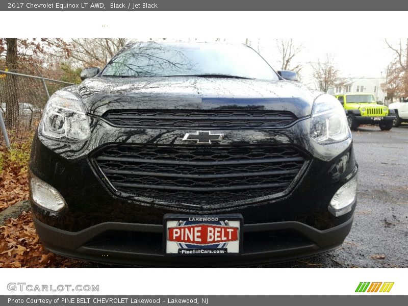 Black / Jet Black 2017 Chevrolet Equinox LT AWD