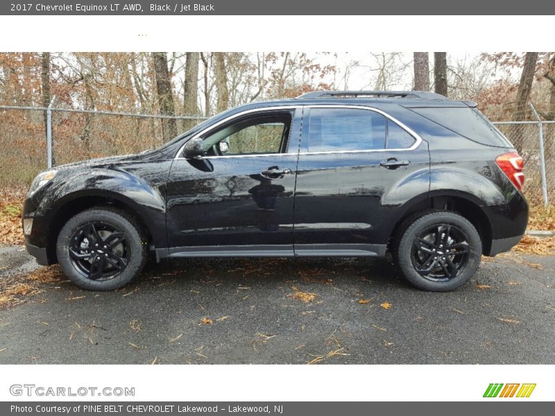 Black / Jet Black 2017 Chevrolet Equinox LT AWD