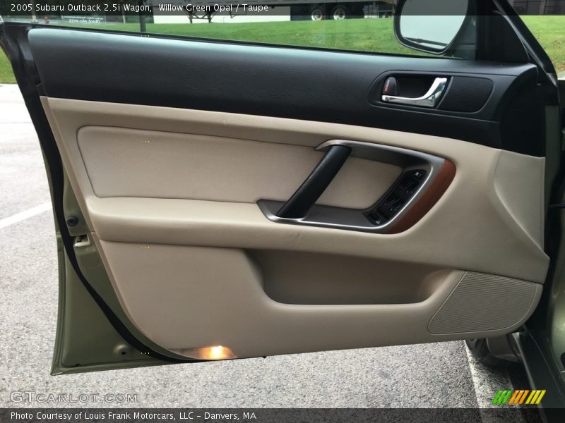 Willow Green Opal / Taupe 2005 Subaru Outback 2.5i Wagon