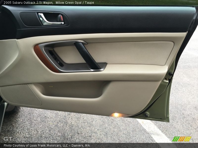 Willow Green Opal / Taupe 2005 Subaru Outback 2.5i Wagon