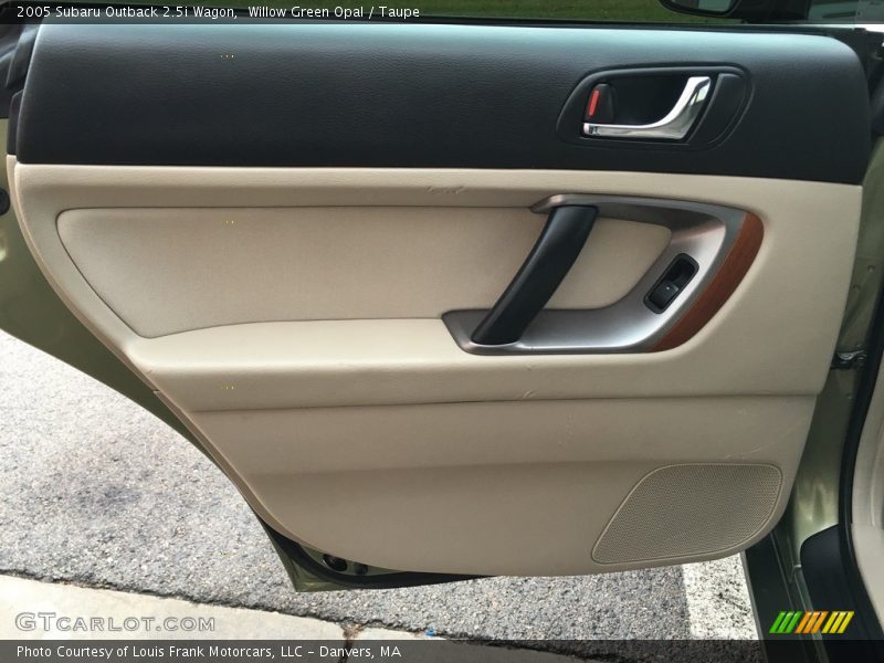 Willow Green Opal / Taupe 2005 Subaru Outback 2.5i Wagon