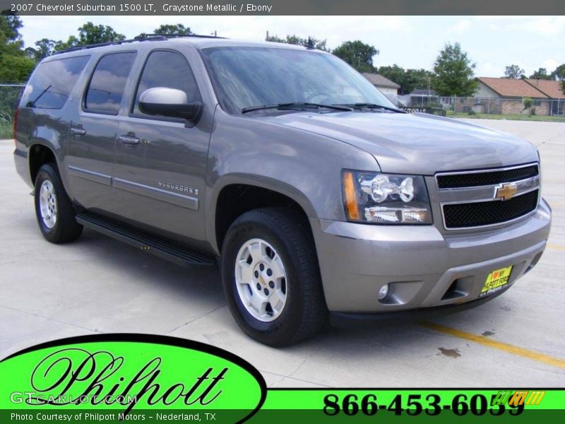 Graystone Metallic / Ebony 2007 Chevrolet Suburban 1500 LT