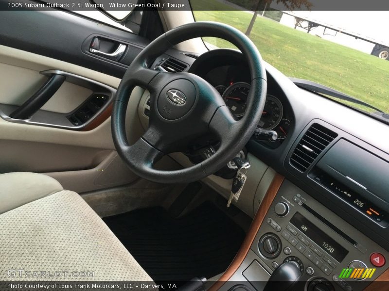 Willow Green Opal / Taupe 2005 Subaru Outback 2.5i Wagon
