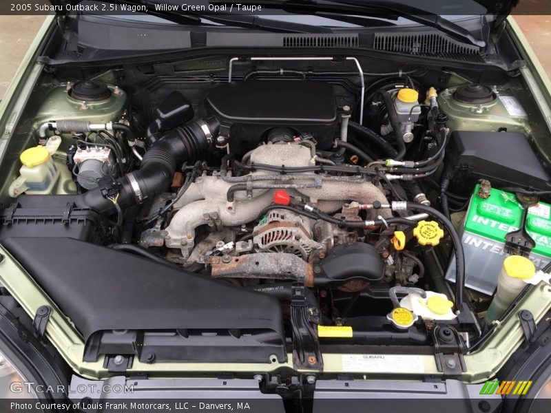 Willow Green Opal / Taupe 2005 Subaru Outback 2.5i Wagon