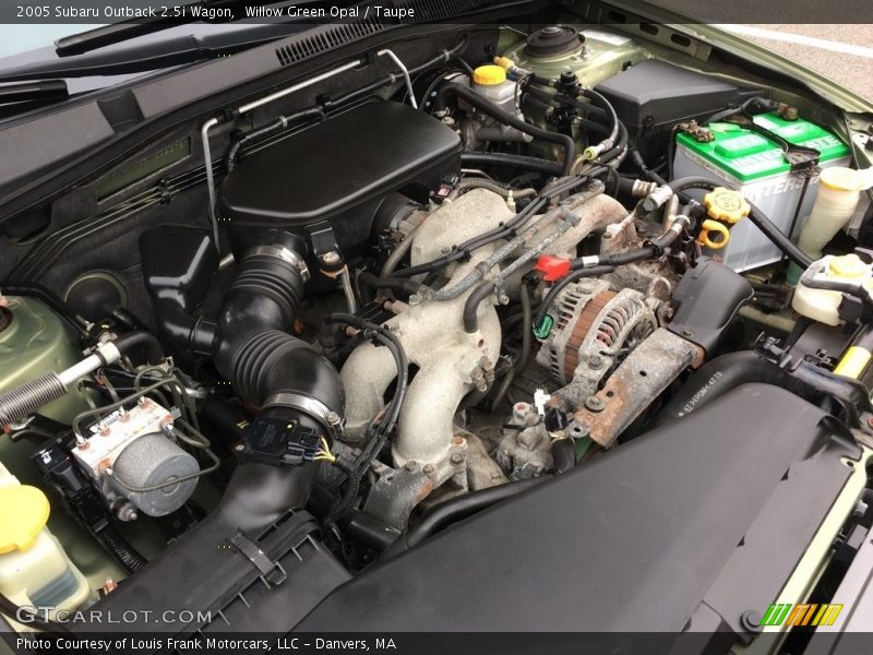 Willow Green Opal / Taupe 2005 Subaru Outback 2.5i Wagon