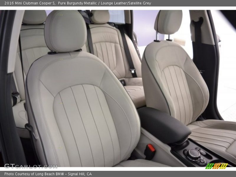 Pure Burgundy Metallic / Lounge Leather/Satellite Grey 2016 Mini Clubman Cooper S