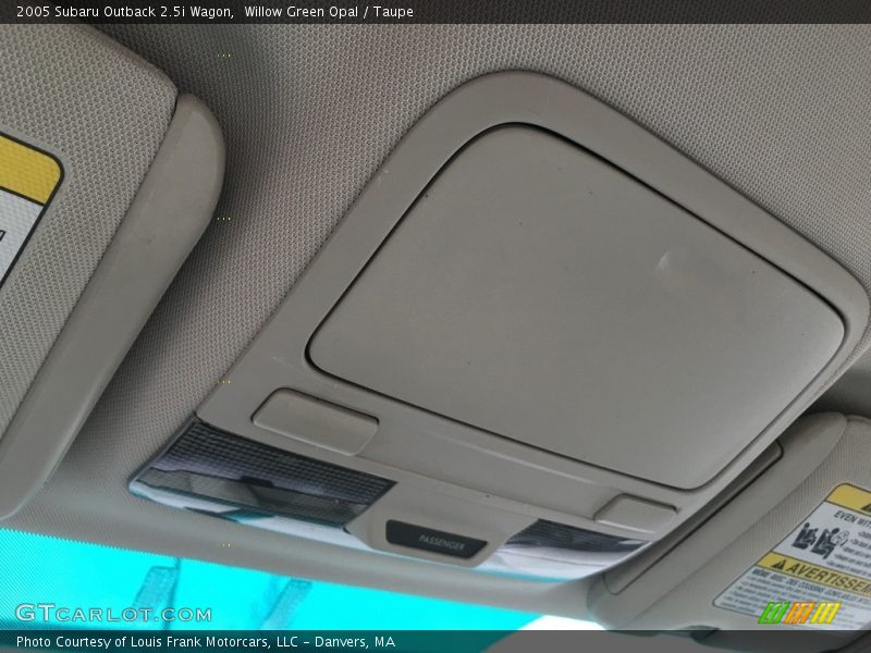 Willow Green Opal / Taupe 2005 Subaru Outback 2.5i Wagon
