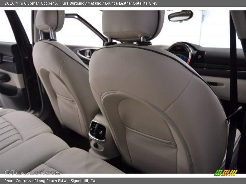 Pure Burgundy Metallic / Lounge Leather/Satellite Grey 2016 Mini Clubman Cooper S