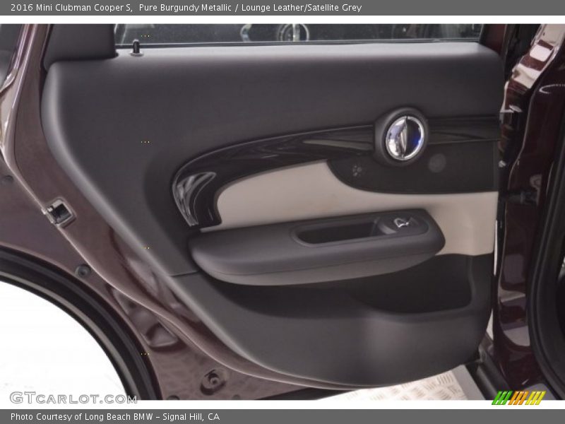 Pure Burgundy Metallic / Lounge Leather/Satellite Grey 2016 Mini Clubman Cooper S