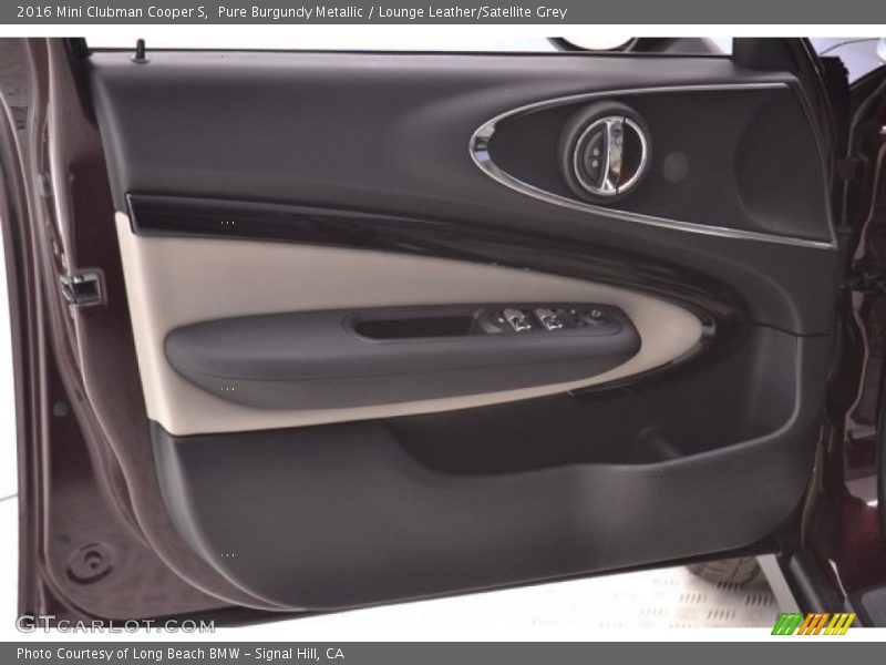 Pure Burgundy Metallic / Lounge Leather/Satellite Grey 2016 Mini Clubman Cooper S