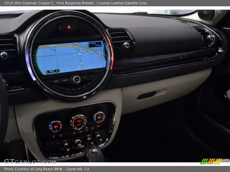 Pure Burgundy Metallic / Lounge Leather/Satellite Grey 2016 Mini Clubman Cooper S