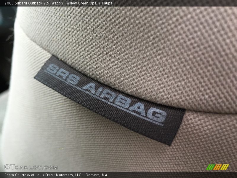 Willow Green Opal / Taupe 2005 Subaru Outback 2.5i Wagon