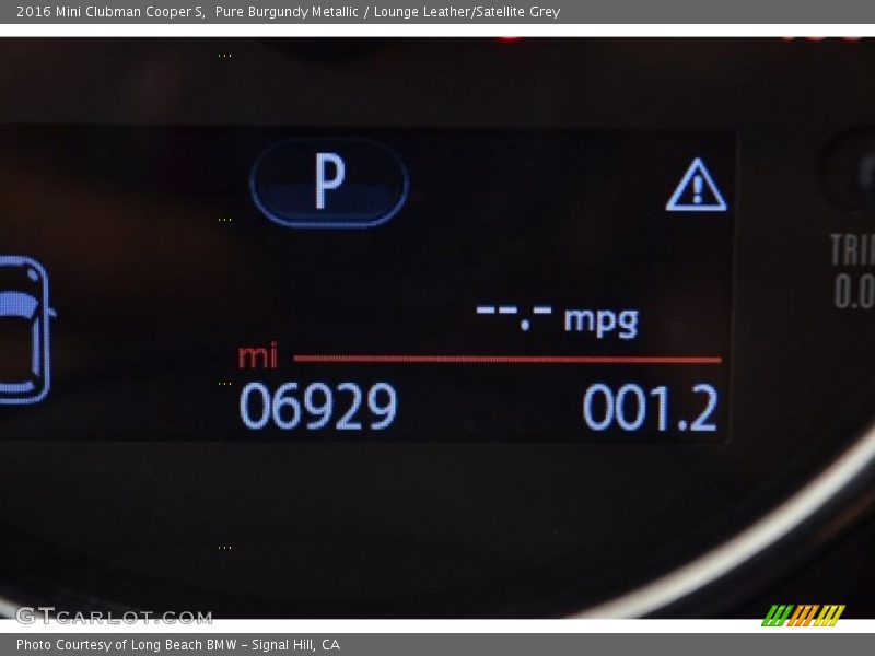 Pure Burgundy Metallic / Lounge Leather/Satellite Grey 2016 Mini Clubman Cooper S