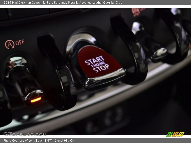 Pure Burgundy Metallic / Lounge Leather/Satellite Grey 2016 Mini Clubman Cooper S