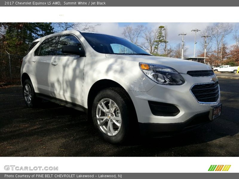 Summit White / Jet Black 2017 Chevrolet Equinox LS AWD