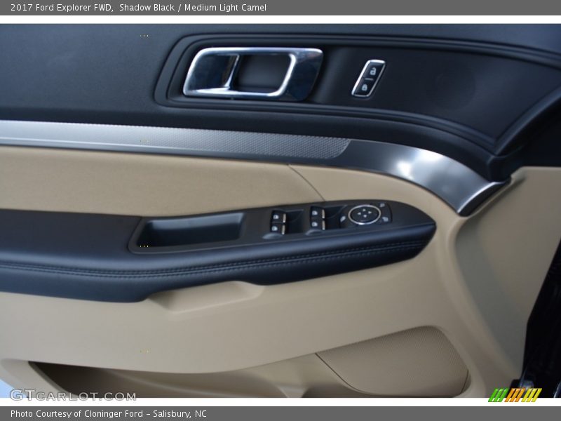 Shadow Black / Medium Light Camel 2017 Ford Explorer FWD