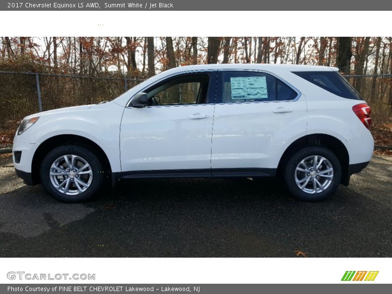 Summit White / Jet Black 2017 Chevrolet Equinox LS AWD