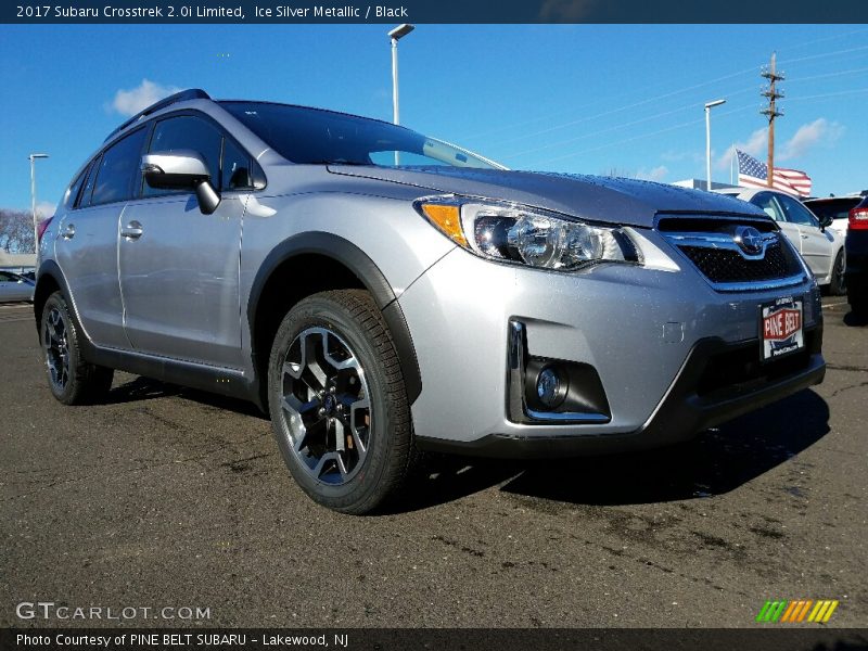 Ice Silver Metallic / Black 2017 Subaru Crosstrek 2.0i Limited