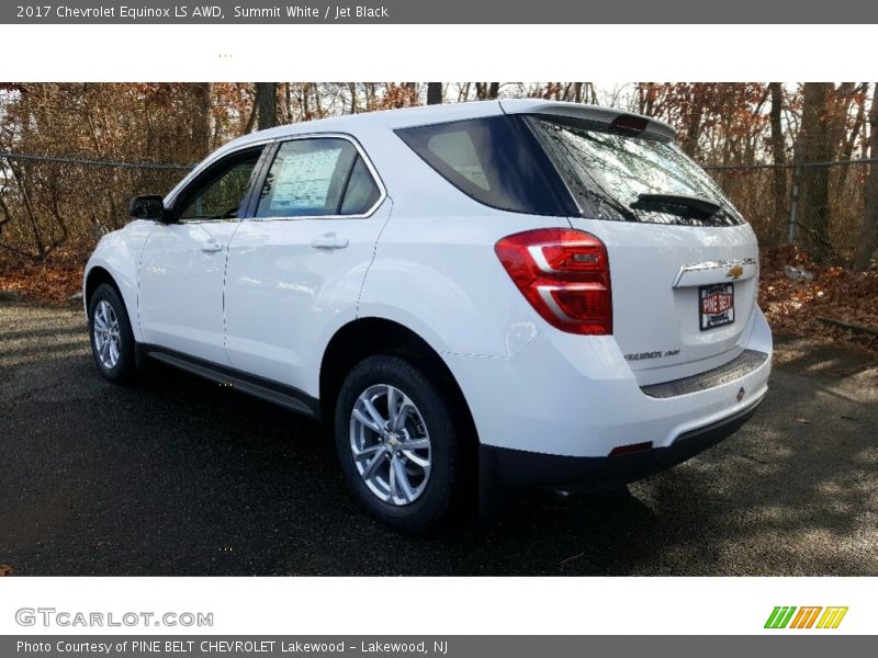 Summit White / Jet Black 2017 Chevrolet Equinox LS AWD