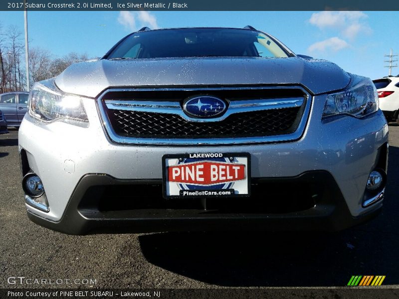 Ice Silver Metallic / Black 2017 Subaru Crosstrek 2.0i Limited