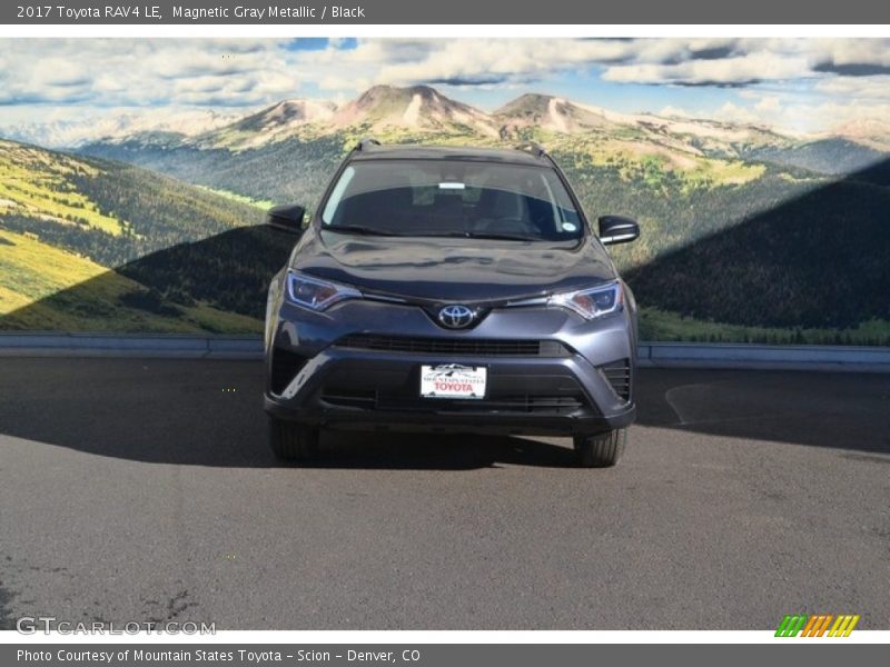 Magnetic Gray Metallic / Black 2017 Toyota RAV4 LE