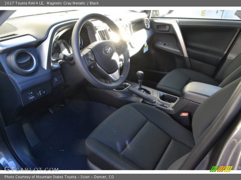 Magnetic Gray Metallic / Black 2017 Toyota RAV4 LE