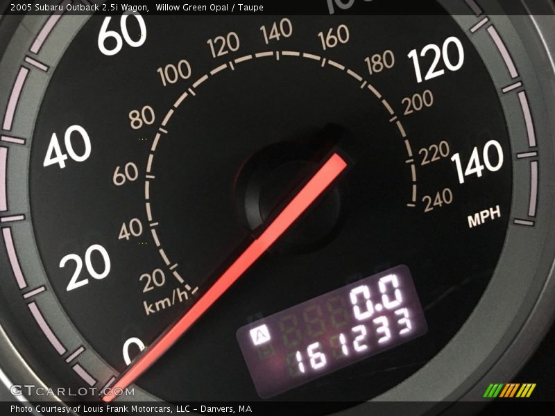 Willow Green Opal / Taupe 2005 Subaru Outback 2.5i Wagon
