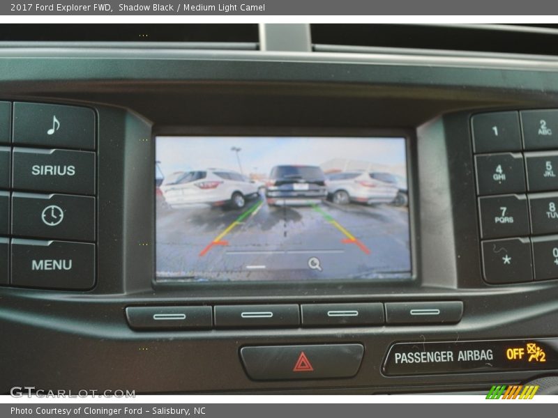 Shadow Black / Medium Light Camel 2017 Ford Explorer FWD