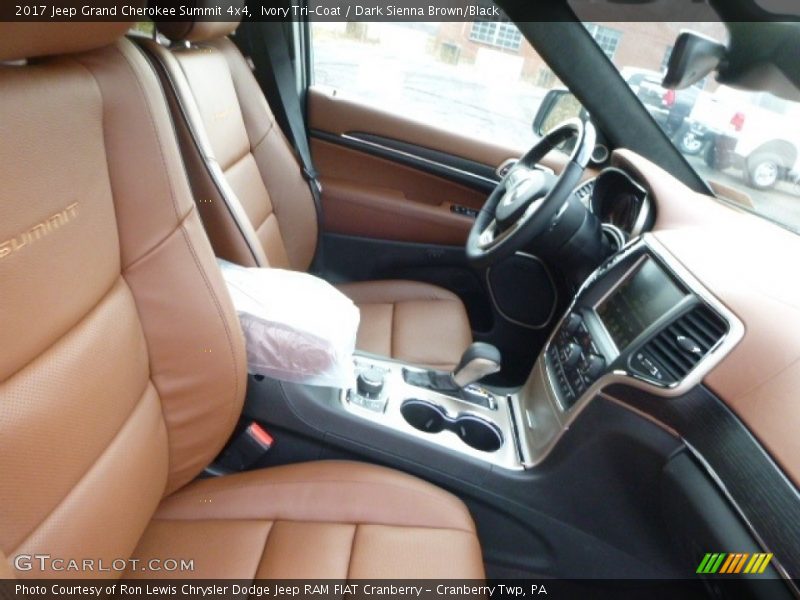 Front Seat of 2017 Grand Cherokee Summit 4x4