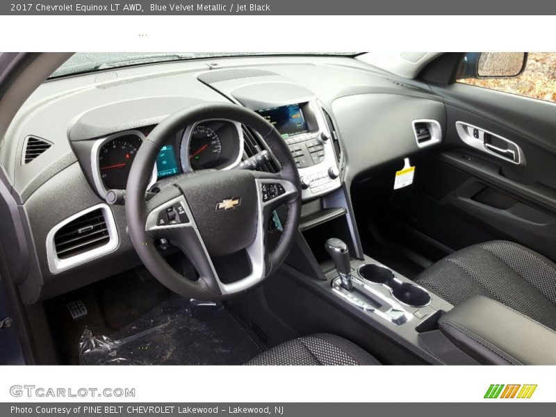 Blue Velvet Metallic / Jet Black 2017 Chevrolet Equinox LT AWD